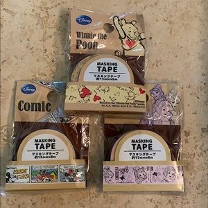 NWT Disney Daiso Japan Wahi tapes (set of 3)
